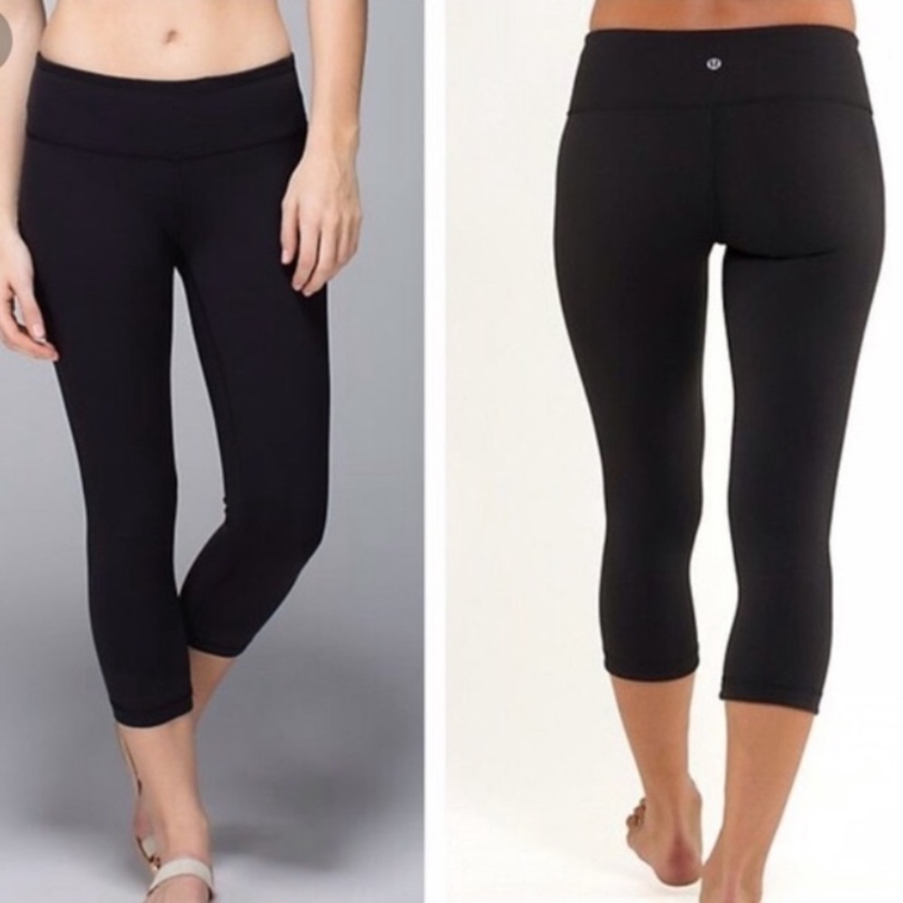 Lululemon Black 19” Crop Leggings